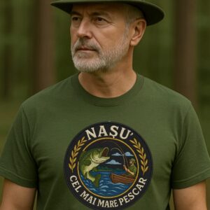 Tricou pescar personalizat pentru Nașu