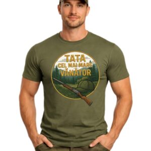 Tricou de vânătoare personalizat pentru Tata