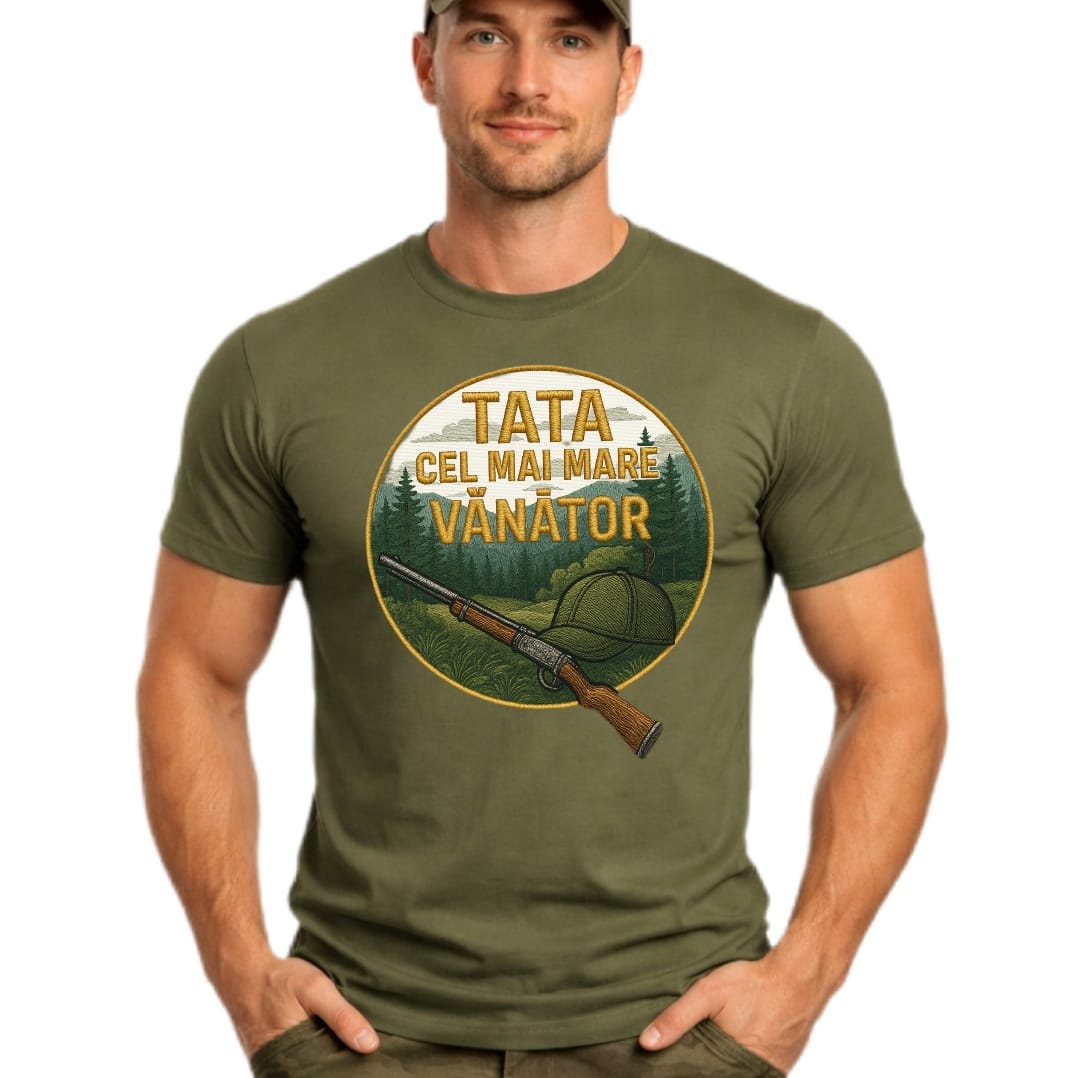 Tricou de vânătoare personalizat pentru Tata