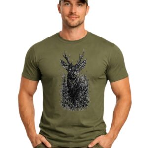 Tricou de Vânătoare Personalizat – Caprior