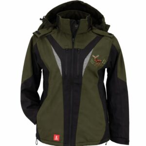 Jacheta de Vanatoare Softshell cu Cerb Brodat – rezistent la vânt și stropi de apă