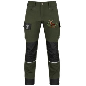 Pantaloni de Vânătoare Softshell cu Cerb Brodat