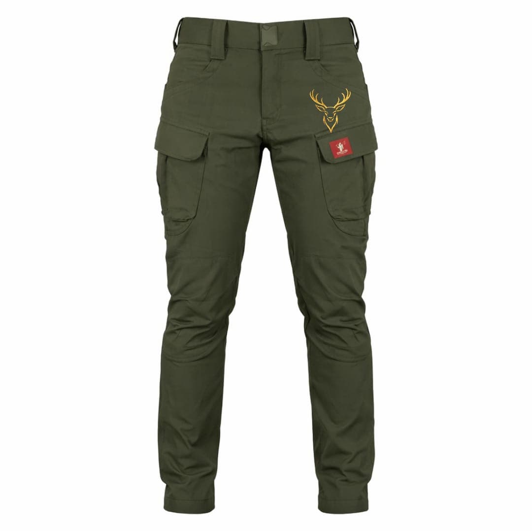 Pantaloni de Vânătoare model Clasic cu Cerb Brodat – Premium Outdoor